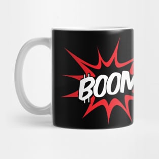 Bitcoin Comics Style Design Mug